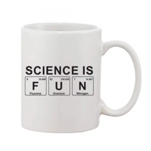Printed Ceramic Coffee Mug - 1 Pieces, White, 11oz