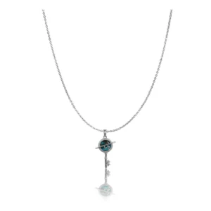 Women's Stainless Steel Key Design Delicate Chain (Silver Plated)