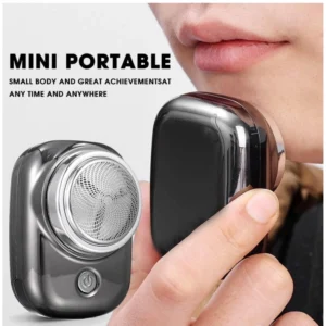Plastic Mini Electric Shaver Portable Shaver Men (Multicolor)