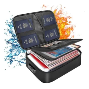 Polyster Document Organizer Bag (Black)